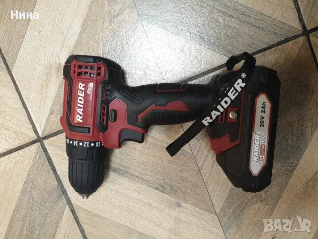 куфар с нови винтоверти RAIDER и ъглошлойф , снимка 3 - Винтоверти - 49527178