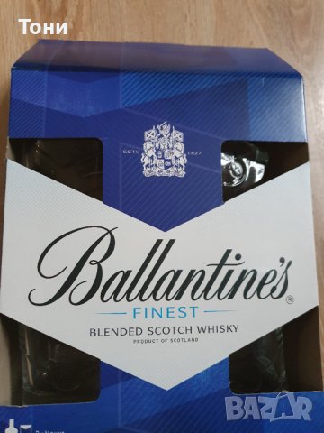4 нови чаши за уйски Ballantine's, снимка 1 - Чаши - 41377516