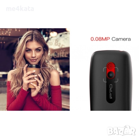 Мобилен Телефон IPRO A25 – 2.4, Dual SIM, Българско Меню, Фенерче, Игри, Батерия 1000mAh, Черен, снимка 6 - Оригинални батерии - 52732743