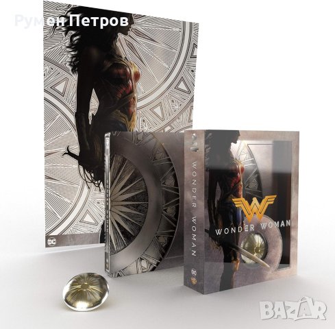 WONDER WOMAN - 4K+Blu Ray Steelbook ЖЕНАТА ЧУДО - TITANS OF CULT Special Edition, снимка 2 - Blu-Ray филми - 44401807