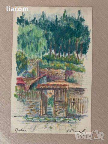 СТЕФАН ГАНЕВ пастел, снимка 1