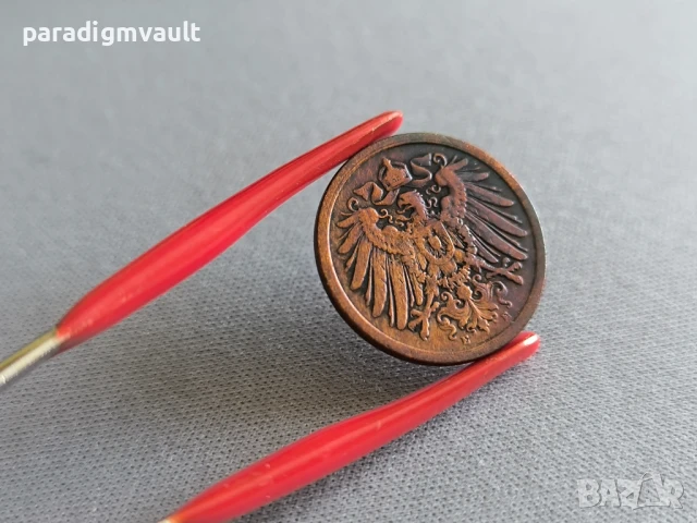 Райх монета - Германия - 2 пфенига | 1908г.; серия E, снимка 2 - Нумизматика и бонистика - 51161167