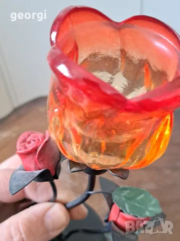 свещник роза  19/3, снимка 5 - Декорация за дома - 49110693