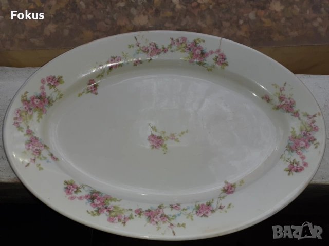 Порцеланово плато поднос MZ Austria порцелан, снимка 5 - Антикварни и старинни предмети - 53449184