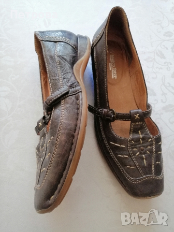 Ежедневни "MARCO TOZZI" eст. кожа , снимка 2 - Дамски ежедневни обувки - 44820599