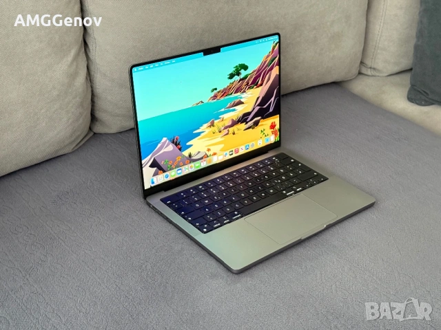 Като Нов  Macbook Pro 14’ M1 MAX/32GB Ram/1TB SSD, снимка 3 - Лаптопи за работа - 53455668