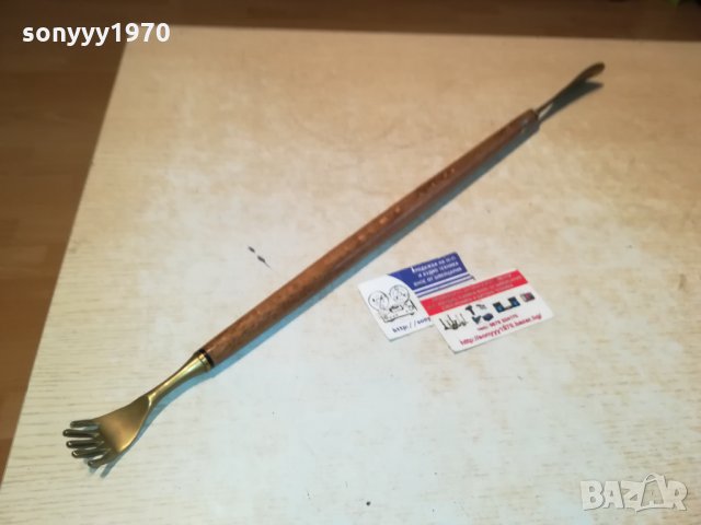 МЕД/МЕСИНГ/ДЪРВО-MADE IN TAIWAN-FRANCE 1511211632, снимка 4 - Антикварни и старинни предмети - 34814014