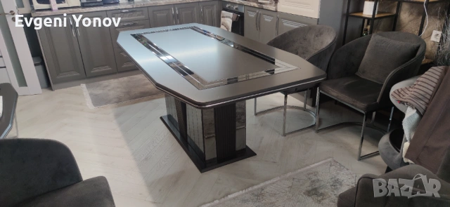 Продавам трапезна маса д/ш/в 200/100/80см+холна маса д/ш/в 135/65/45см35, снимка 3 - Маси - 53021167