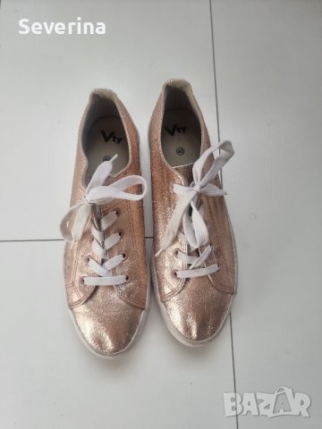 Розово злато- цвят кецове 41, снимка 2 - Кецове - 42095864