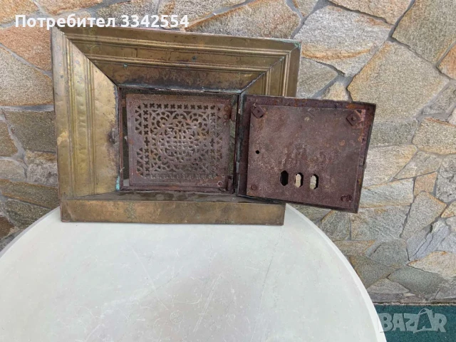 ВРАТА ВРАТИЧКА ОТ И ЗА КАМИНА ПЕЧКА ОРНАМЕНТИ МЕД БАКЪР, снимка 3 - Други ценни предмети - 50507434