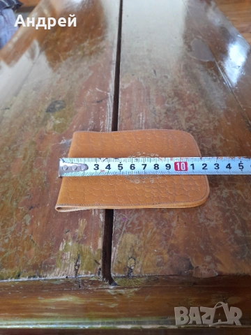 Стар кожен калъф Обувен Завод 9ти Септември, снимка 5 - Други ценни предмети - 53168162