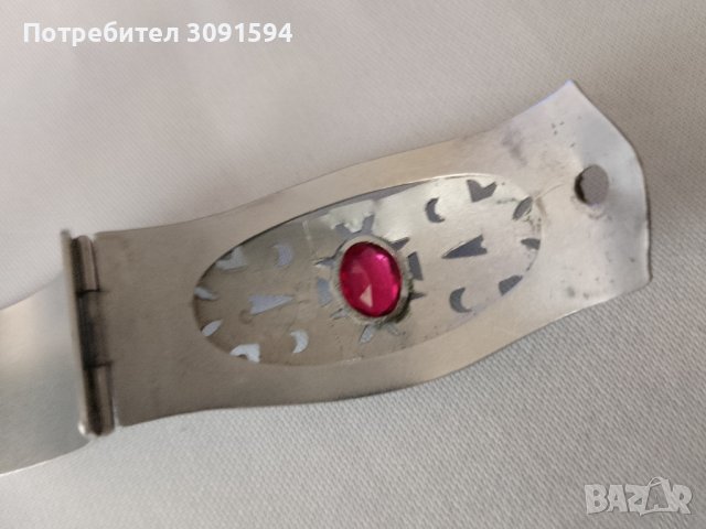 Стара стилна дамска гривна новохром, снимка 8 - Антикварни и старинни предмети - 41442676