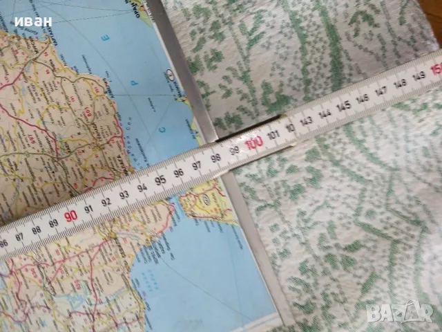 Пътна карта на Европа М 1:400000, снимка 9 - Други ценни предмети - 50393329