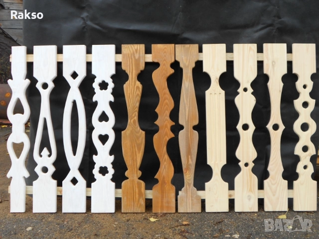 Балюстри дървени плоски., снимка 9 - Строителни материали - 52533878