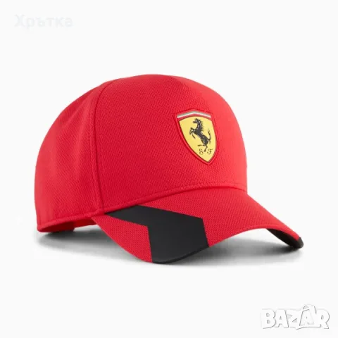 Оригинална шапка Puma x Ferrari Baseball Cap / Пума Ферари / Puma x Ferari  черна/червена