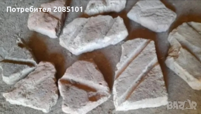 Парчета от ретро тухли, снимка 2 - Антикварни и старинни предмети - 52180893