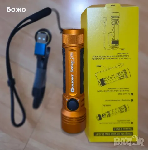 Нов LED фенер Olight Seeker 2 Pro (до 3200  лумена) - оранжев, снимка 2 - Къмпинг осветление - 56152880