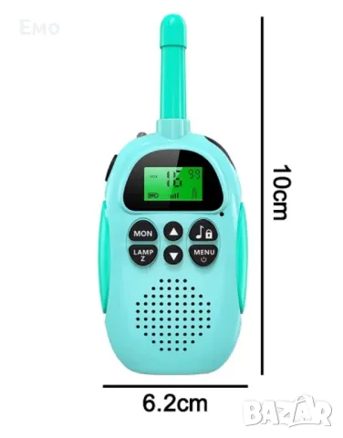 Комплект 2 броя Уоки-Токи за момичета и момчета - обхват 3 километра , снимка 2 - Други - 48549357