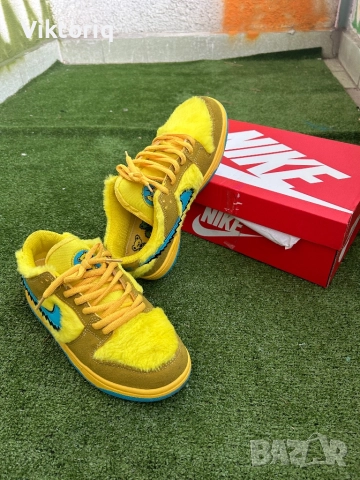 nike dunk yellow bear, снимка 2 - Маратонки - 51583897