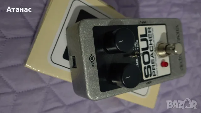 Ефект за китара- Electro-Harmonix Soul Preacher -compressor sustainer, снимка 6 - Китари - 56106286