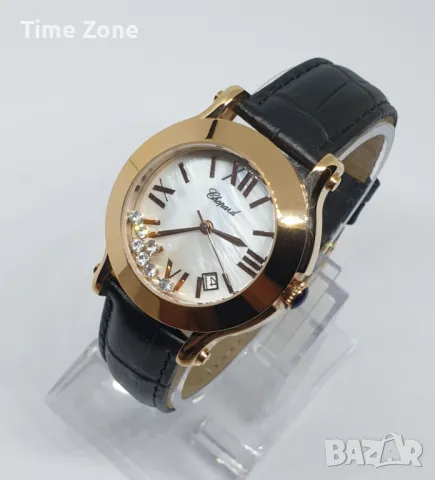 Chopard Happy Sport 36mm Pink Gold MOP Dial Diamonds Дамски Различни Варианти, снимка 10 - Дамски - 47991081