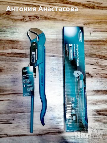 Ключ тръбен, номер 1" (335мм), кован S-образни челюсти GROSS