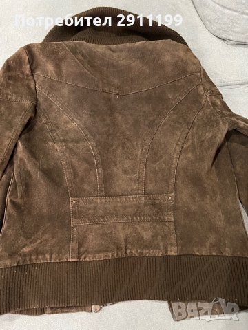 Дамско кожено яке, снимка 6 - Якета - 40576989