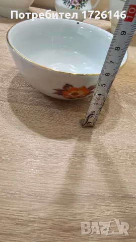 Порцеланови чаши 2 броя и 1 купичка, снимка 10 - Други - 48935116