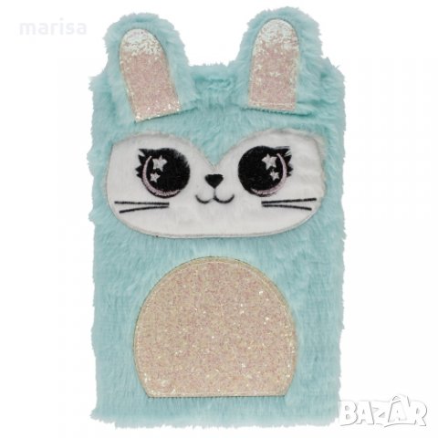 Бележник А5 плюшен Заек 484164, снимка 1