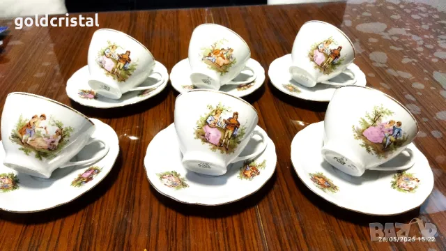 Стар полски порцелан чаши за чай кафе 