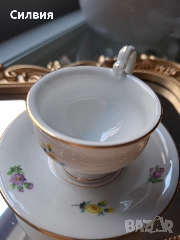 Чаша за еспресо Винтидж порцелан , снимка 2 - Чаши - 53829060