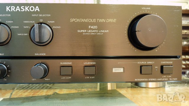 SONY TA-F420-, снимка 4 - Ресийвъри, усилватели, смесителни пултове - 42641772