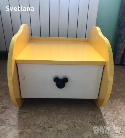 спешно. Детско обзавеждане за стая. гардероб скрин бюро нощно шкафче Мики Маус, снимка 5 - Мебели за детската стая - 49711186