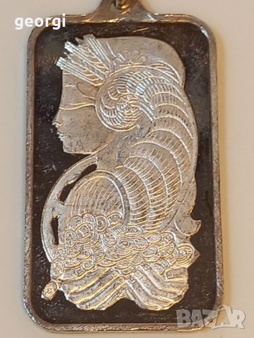 Швейцарско сребърно кюлче, снимка 5 - Нумизматика и бонистика - 39679666