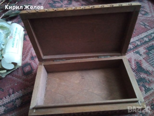 Кутия стара дървена 40958, снимка 11 - Колекции - 42562725