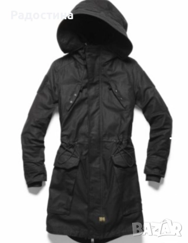 G-Star Raw Polar Duty Hooded Black Parka Дамска Парка Яке от Две Части