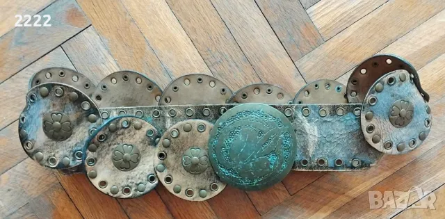 Стар колан за народна носия , снимка 3 - Антикварни и старинни предмети - 50077935