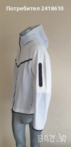 Nike Tech Full Zip Hoodie Mens Size M 2бр  ОРИГИНАЛ! Мъжки Суитшърт!, снимка 10 - Спортни дрехи, екипи - 52143078