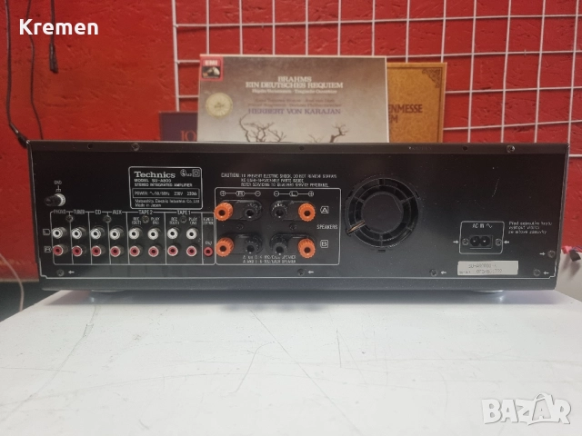 Усилвател TECHNICS SU-A800, снимка 5 - Ресийвъри, усилватели, смесителни пултове - 52277548