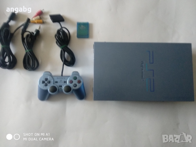 Playstation 2 Aqua Blue SCPH-50004, снимка 7 - PlayStation конзоли - 36098693