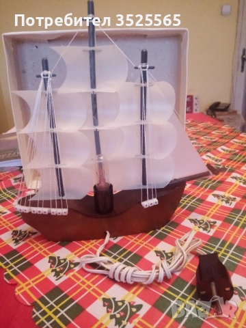 Кораб-лампа, снимка 5 - Антикварни и старинни предмети - 53029126