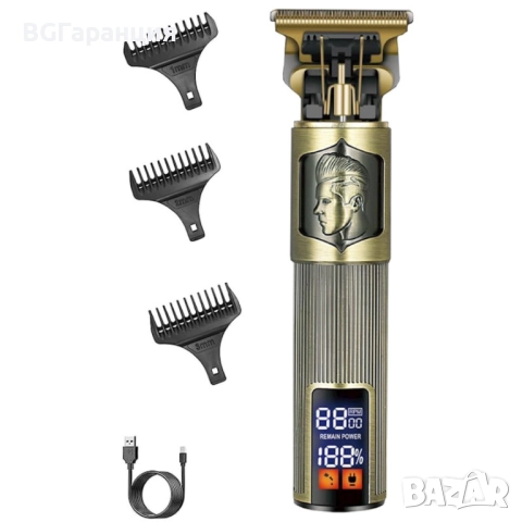 Професионална Безжична Машинка за Подстригване T12, снимка 4 - Друга електроника - 52257673