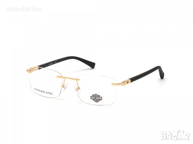 HARLEY DAVIDSON 🍊 Мъжки рамки за очила / Без Рамка "GOLD & BLACK" нови с кутия, снимка 2 - Слънчеви и диоптрични очила - 40015687