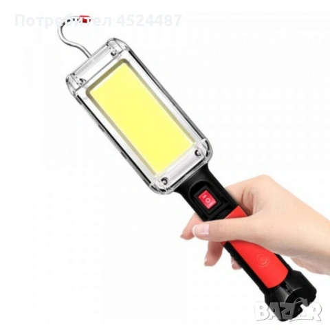 Мощна работна Led лампа ZJ-8859-B преносима с удължен заряд, снимка 6 - Други - 53370405