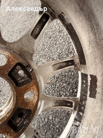 1бр Джанта 17цола с гума БМВ Х3 Ф25 2015г, снимка 2 - Гуми и джанти - 53356889