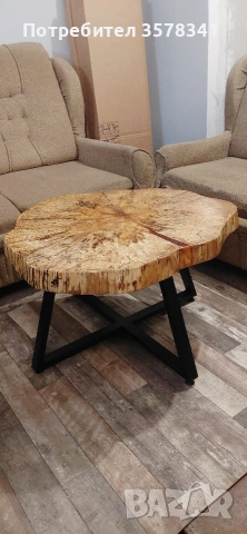 холна маса от бук,мраморен ефект!, снимка 5 - Маси - 53690049