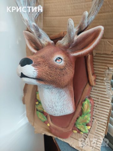 Керамична  глава на кон и керамичен елен  с опция за окачване, снимка 7 - Други - 40287305