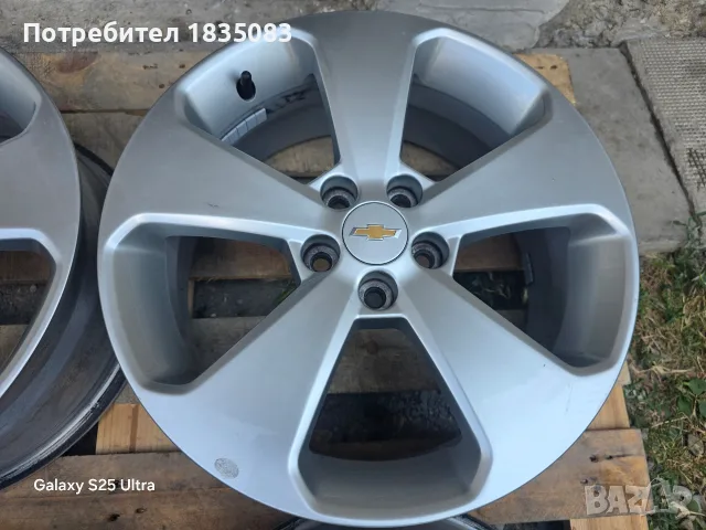 Лети джанти 17ки 5х105 Chevrolet, Opel, снимка 7 - Гуми и джанти - 55780986