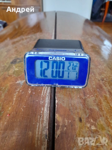 Стар настолен часовник Casio, снимка 6 - Антикварни и старинни предмети - 53470303