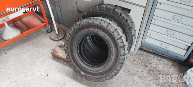 гуми за мотокар 7.00-12 Solideal Magnum супереластични, снимка 2 - Индустриална техника - 41320328